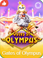 Capa do jogo Gates of Olympus disponível na 757BET.
