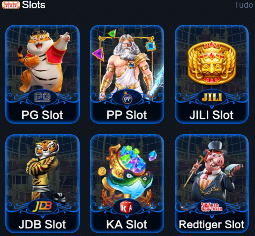 Slots da 757BET incluindo PG Slot, PP Slot, JILI Slot, JDB Slot, KA Slot e RedTiger Slot.